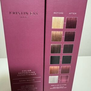 Kristen Ess Dark Mauve Color Depositing‎ Conditioner set of 2